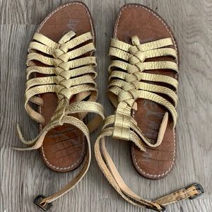 Sam Edelman gold gladiator salndals